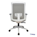 FC DYANAMIC MEDIUM WHITE WORKSTATION OFFICE CHAIR