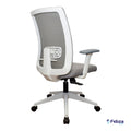FC DYANAMIC MEDIUM WHITE WORKSTATION OFFICE CHAIR
